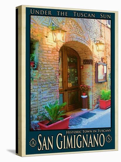 San Gimignano Tuscany 9-Anna Siena-Stretched Canvas