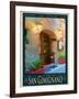 San Gimignano Tuscany 9-Anna Siena-Framed Giclee Print