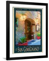San Gimignano Tuscany 9-Anna Siena-Framed Giclee Print