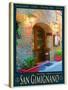 San Gimignano Tuscany 9-Anna Siena-Stretched Canvas