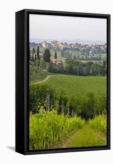 San Gimignano. Tuscany, Italy-Tom Norring-Framed Stretched Canvas