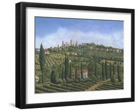 San Gimignano Tuscany-Richard Harpum-Framed Art Print