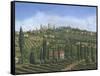 San Gimignano Tuscany-Richard Harpum-Framed Stretched Canvas