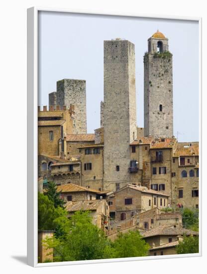 San Gimignano, UNESCO World Heritage Site, Tuscany, Italy, Europe-Angelo Cavalli-Framed Photographic Print