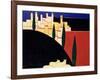 San Gimignano with Sheep, 1999-Eithne Donne-Framed Giclee Print