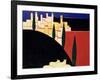 San Gimignano with Sheep, 1999-Eithne Donne-Framed Giclee Print