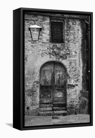 San Giminiano Door-Moises Levy-Framed Stretched Canvas