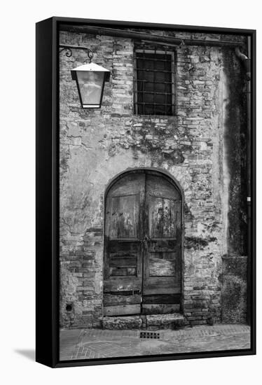 San Giminiano Door-Moises Levy-Framed Stretched Canvas