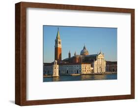 San Giorgio Basilica and island seen from the ferry, Venice Lagoon, Venice, Italy-Carlo Morucchio-Framed Photographic Print