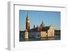 San Giorgio Basilica and island seen from the ferry, Venice Lagoon, Venice, Italy-Carlo Morucchio-Framed Photographic Print