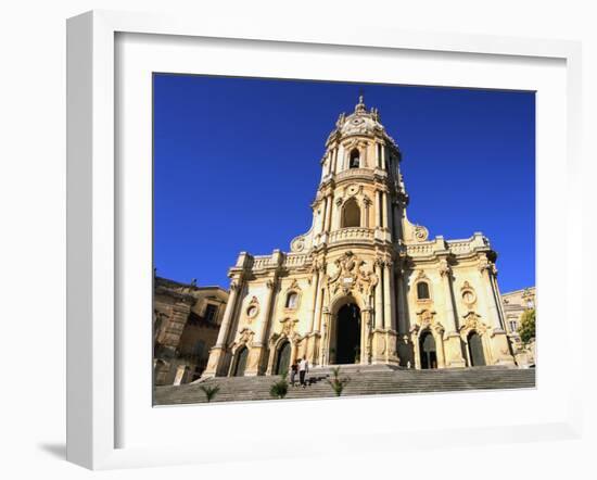 San Giorgio Church, Modica, Sicily, Italy-Peter Thompson-Framed Photographic Print