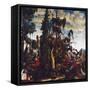 San Giorgio Freeing Princess Dragon-Georg Lemberger-Framed Stretched Canvas