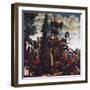 San Giorgio Freeing Princess Dragon-Georg Lemberger-Framed Giclee Print