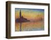 San Giorgio Maggiore at Dusk, 1908-Claude Monet-Framed Art Print