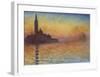 San Giorgio Maggiore at Dusk, 1908-Claude Monet-Framed Art Print