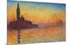 San Giorgio Maggiore At Dusk by Caude Monet-Trends International-Mounted Poster