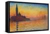 San Giorgio Maggiore At Dusk by Caude Monet-Trends International-Framed Stretched Canvas