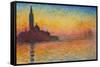 San Giorgio Maggiore At Dusk by Caude Monet-Trends International-Framed Stretched Canvas