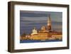 San Giorgio Maggiore at Sunset Viewed from Giudecca, Venice, Veneto, Italy.-Cahir Davitt-Framed Photographic Print