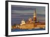 San Giorgio Maggiore at Sunset Viewed from Giudecca, Venice, Veneto, Italy.-Cahir Davitt-Framed Photographic Print