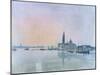 San Giorgio Maggiore from the Dogana, 1819-J. M. W. Turner-Mounted Premium Giclee Print