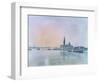 San Giorgio Maggiore from the Dogana, 1819-J. M. W. Turner-Framed Giclee Print