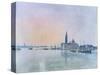 San Giorgio Maggiore from the Dogana, 1819-J. M. W. Turner-Stretched Canvas