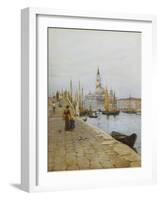 San Giorgio Maggiore from the Zattere, Venice-Helen Allingham-Framed Giclee Print