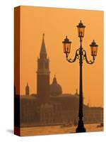 San Giorgio Maggiore, Grand Canal at Sunset, Venice, Italy-Jon Arnold-Stretched Canvas