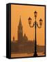 San Giorgio Maggiore, Grand Canal at Sunset, Venice, Italy-Jon Arnold-Framed Stretched Canvas