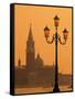 San Giorgio Maggiore, Grand Canal at Sunset, Venice, Italy-Jon Arnold-Framed Stretched Canvas