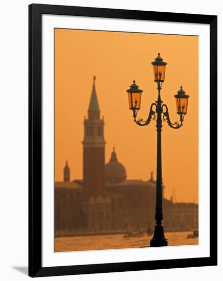 San Giorgio Maggiore, Grand Canal at Sunset, Venice, Italy-Jon Arnold-Framed Photographic Print