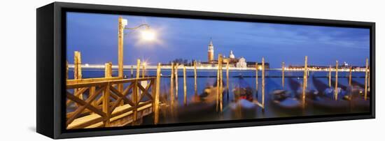 San Giorgio Maggiore in the Distance, Venice, UNESCO World Heritage Site, Veneto, Italy, Europe-Angelo Cavalli-Framed Stretched Canvas