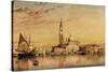 San Giorgio Maggiore, Venice, 1857-Edward William Cooke-Stretched Canvas