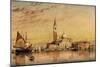 San Giorgio Maggiore, Venice, 1857-Edward William Cooke-Mounted Premium Giclee Print