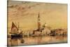 San Giorgio Maggiore, Venice, 1857-Edward William Cooke-Stretched Canvas