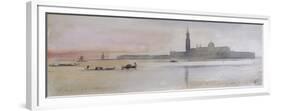 San Giorgio Maggiore, Venice, 1865-Edward Lear-Framed Premium Giclee Print
