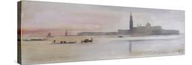 San Giorgio Maggiore, Venice, 1865-Edward Lear-Stretched Canvas