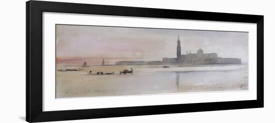 San Giorgio Maggiore, Venice, 1865-Edward Lear-Framed Giclee Print