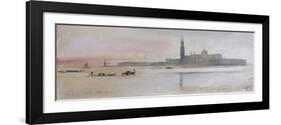 San Giorgio Maggiore, Venice, 1865-Edward Lear-Framed Giclee Print