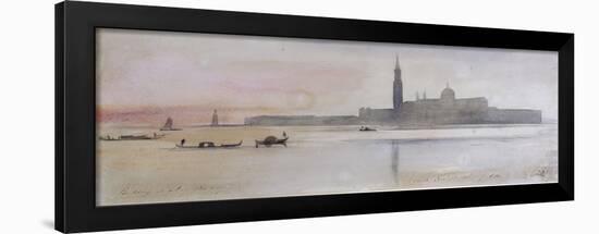 San Giorgio Maggiore, Venice, 1865-Edward Lear-Framed Giclee Print