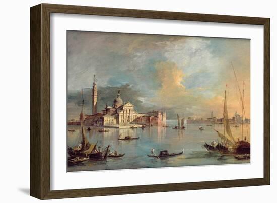 San Giorgio Maggiore, Venice, with the Giudecca and Zitelle-Guardi-Framed Giclee Print