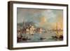 San Giorgio Maggiore, Venice, with the Giudecca and Zitelle-Guardi-Framed Giclee Print