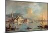 San Giorgio Maggiore, Venice, with the Giudecca and Zitelle-Guardi-Mounted Giclee Print