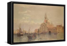 San Giorgio Maggiore, Venice-George Clarkson Stanfield-Framed Stretched Canvas