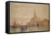 San Giorgio Maggiore, Venice-George Clarkson Stanfield-Framed Stretched Canvas