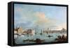 San Giorgio Maggiore-Francesco Guardi-Framed Stretched Canvas