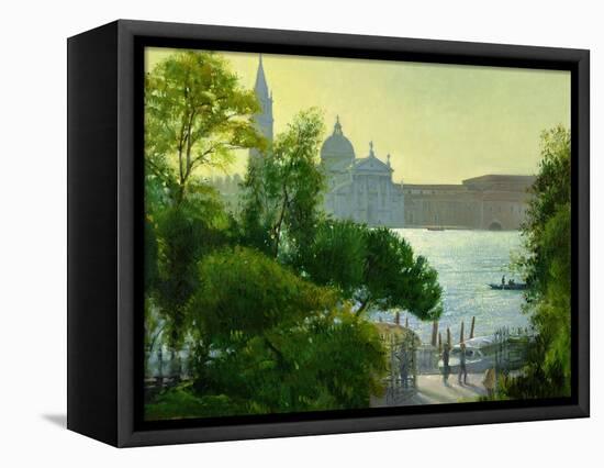 San Giorgio, Venice-Timothy Easton-Framed Stretched Canvas