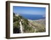 San Giovanni Church and View of Coastline from Town Walls, Erice, Sicily, Italy, Mediterranean-Jean Brooks-Framed Photographic Print