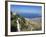 San Giovanni Church and View of Coastline from Town Walls, Erice, Sicily, Italy, Mediterranean-Jean Brooks-Framed Photographic Print